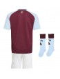 Aston Villa Replika Hemmakläder Barn 2024-25 Kortärmad (+ byxor)